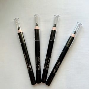 4 x Estée Lauder double wear stay in place eye pencil sample size